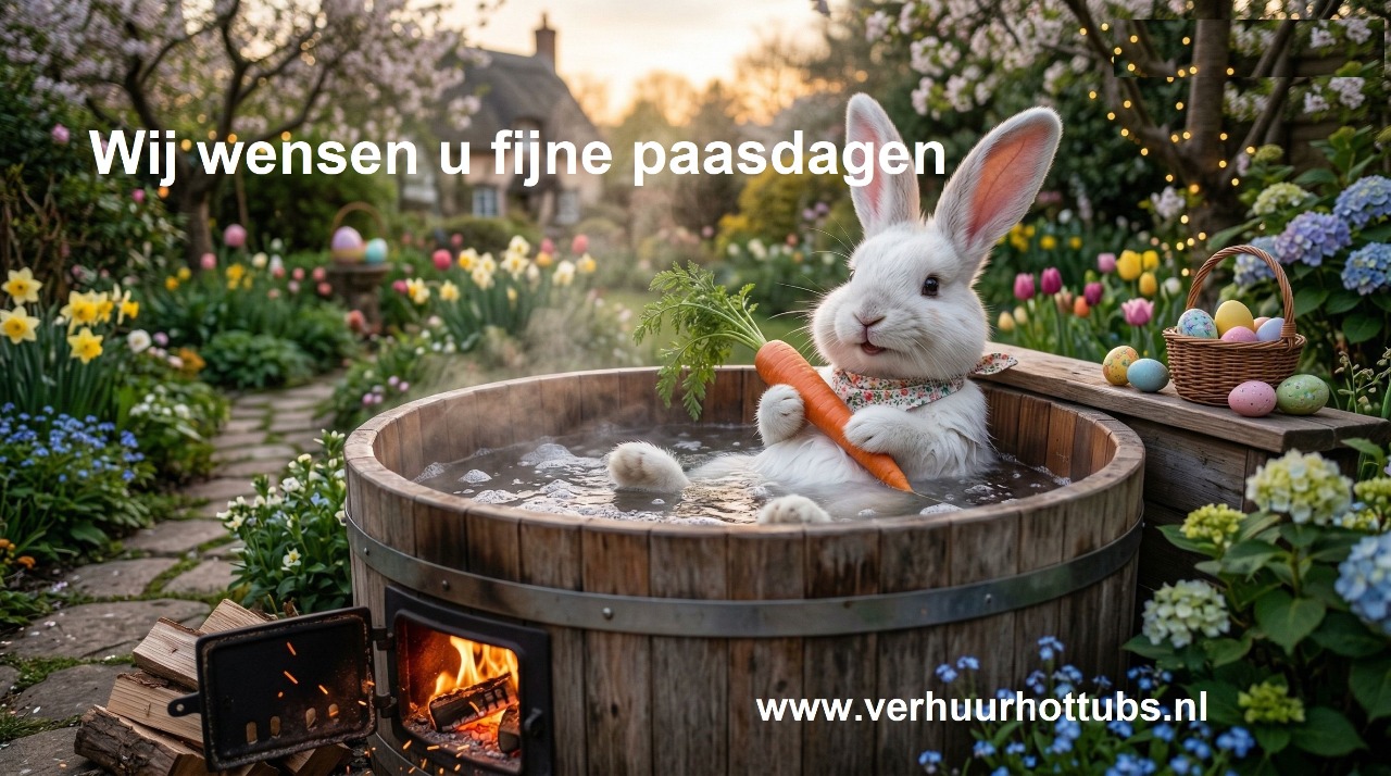 wij wensen u fijne paasdagen namens verhuur hottubs nederland